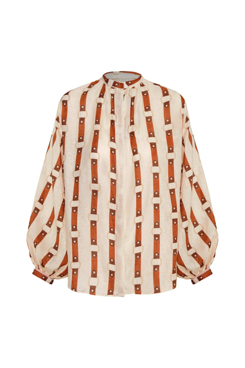 Don Simón Linen Shirt / Horse Reins